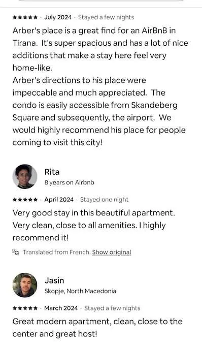 Tirana City Comfort 0*,  알바니아