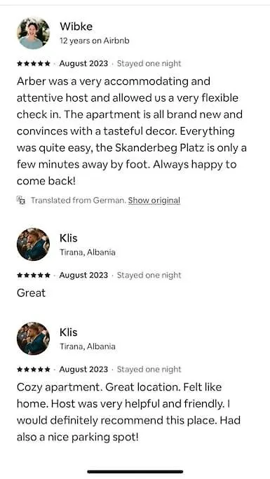 Tirana City Comfort 아파트